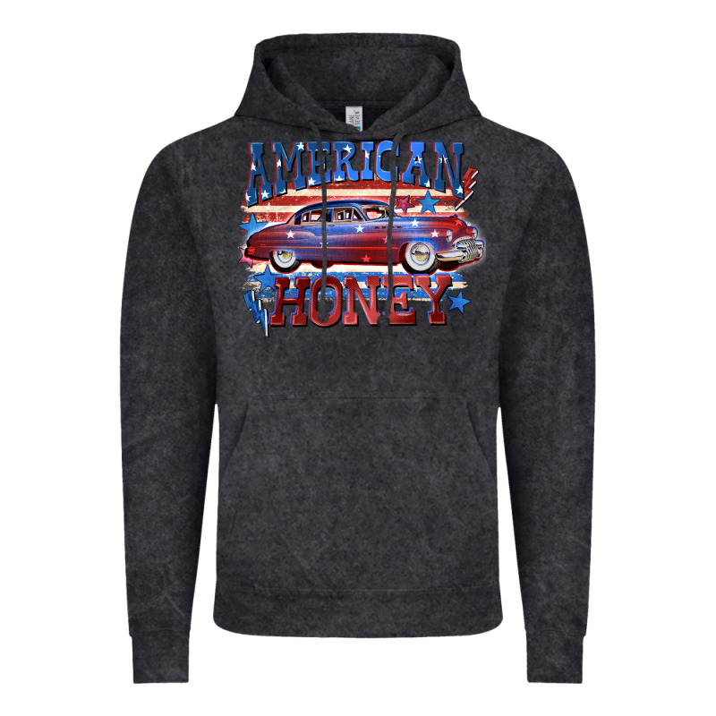 American Honey 4th Of July Vintage Hoodie by CowGirlArtShop | Teevron