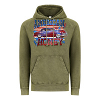 Vintage Olive American honey 4th of july Vintage Hoodie - CowGirlArtShop
