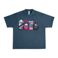 Midnight Navy racing coffee cups Urban Heavy Tee - JahusDesignShop