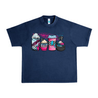 Navy racing coffee cups Urban Heavy Tee - JahusDesignShop