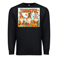 Black thankful gnome Premium Sweatshirt - MaliasSmallBusiness