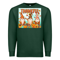 Sports Green thankful gnome Premium Sweatshirt - MaliasSmallBusiness