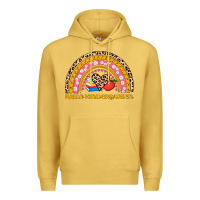 Antique Gold back to school rainbow hello kindergarten Premium Hoodie - AdoDesignShop