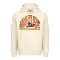 Sandshell back to school rainbow hello kindergarten Premium Hoodie - AdoDesignShop