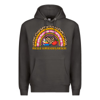 Smoke back to school rainbow hello kindergarten Premium Hoodie - AdoDesignShop