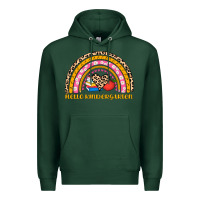 Sports Green back to school rainbow hello kindergarten Premium Hoodie - AdoDesignShop