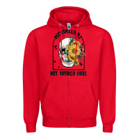 Red mentally ill but totally chill Zipper Hoodie - MaliasSmallBusiness