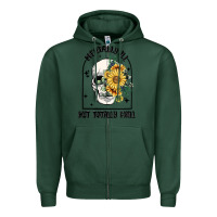 Sports Green mentally ill but totally chill Zipper Hoodie - MaliasSmallBusiness
