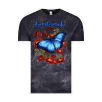 Cloud Black transformada por dios Vintage Tee - JahusDesignShop