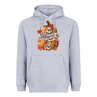Heather Grey blessed Heavyweight Hoodie - MaliasSmallBusiness