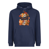 Navy blessed Heavyweight Hoodie - MaliasSmallBusiness