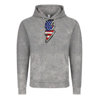 Cloud Rock American lightning bold 4th of july Vintage Hoodie - CowGirlArtShop