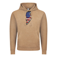 Vintage Coffee American lightning bold 4th of july Vintage Hoodie - CowGirlArtShop