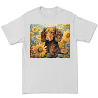 Dove Grey dachshund Premium Tee - Unal Design
