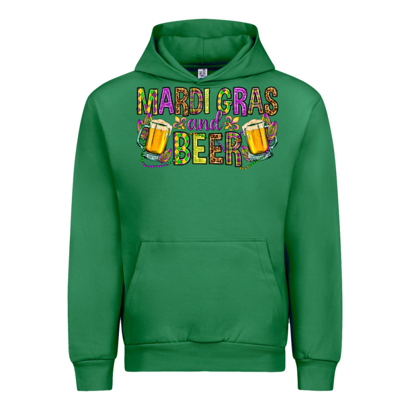Mardi Gras And Beer Hjf Urban Hoodie by HowdyJamesFarm | Teevron