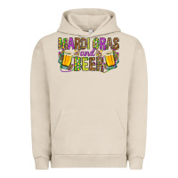 Pigment French Oak mardi gras and beer hjf Urban Hoodie - HowdyJamesFarm