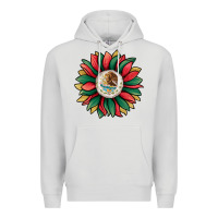 Dove Grey mexican sunflower Premium Hoodie - Jasminsmagicworld