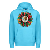 Ocean Blue mexican sunflower Premium Hoodie - Jasminsmagicworld