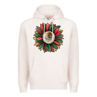 Pale Pink mexican sunflower Premium Hoodie - Jasminsmagicworld