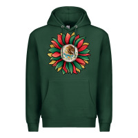 Sports Green mexican sunflower Premium Hoodie - Jasminsmagicworld