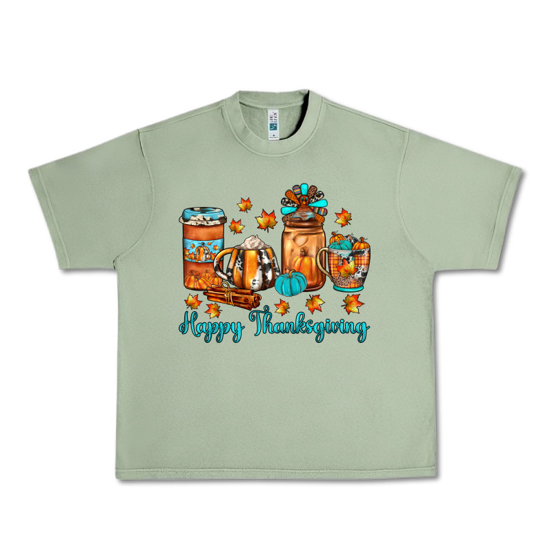 Happy Thanksgiving Coffee Urban Heavy Tee by JahusDesignShop | Teevron