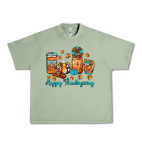 Oil Green happy thanksgiving coffee Urban Heavy Tee - JahusDesignShop