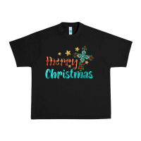 Black merry christmas turquoise gemstones cross Urban Heavy Tee - BarkalooDesign