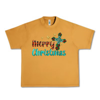 Peanut Butter merry christmas turquoise gemstones cross Urban Heavy Tee - BarkalooDesign