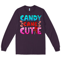 Plum candy cane cutie Long Sleeve Tee - AdoDesignShop