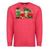 Cardinal Christmas tractor coffee cup Premium Sweatshirt - NancyCooperArtShop