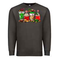 Smoke Christmas tractor coffee cup Premium Sweatshirt - NancyCooperArtShop