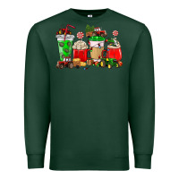 Sports Green Christmas tractor coffee cup Premium Sweatshirt - NancyCooperArtShop