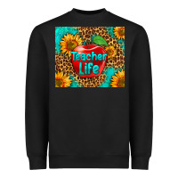 Black teacher life Heavyweight Sweatshirt - HRA Design Shop