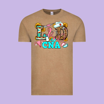 Labor And Delivery Cna Vintage Tee Designed By Jahusdesignshop