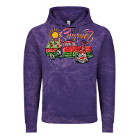 Cloud Purple hello summer Vintage Hoodie - SublimationCraftShop