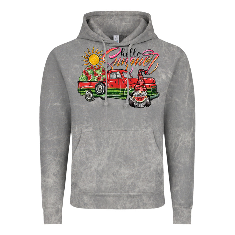 Hello Summer Vintage Hoodie by SublimationCraftShop | Teevron