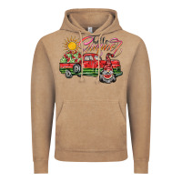 Vintage Coffee hello summer Vintage Hoodie - SublimationCraftShop
