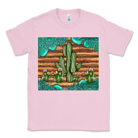 Bubblegum Pink cactus gemstone Classic Tee - JahusDesignShop