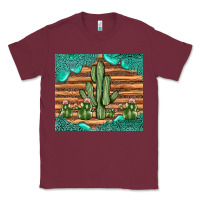 Burgundy cactus gemstone Classic Tee - JahusDesignShop
