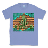 Colony Blue cactus gemstone Classic Tee - JahusDesignShop