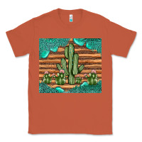 Copper cactus gemstone Classic Tee - JahusDesignShop
