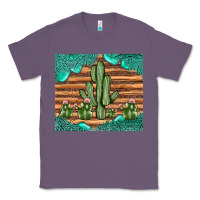 Lavender cactus gemstone Classic Tee - JahusDesignShop