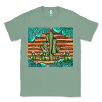 Sage cactus gemstone Classic Tee - JahusDesignShop