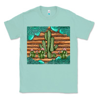 Seafoam cactus gemstone Classic Tee - JahusDesignShop