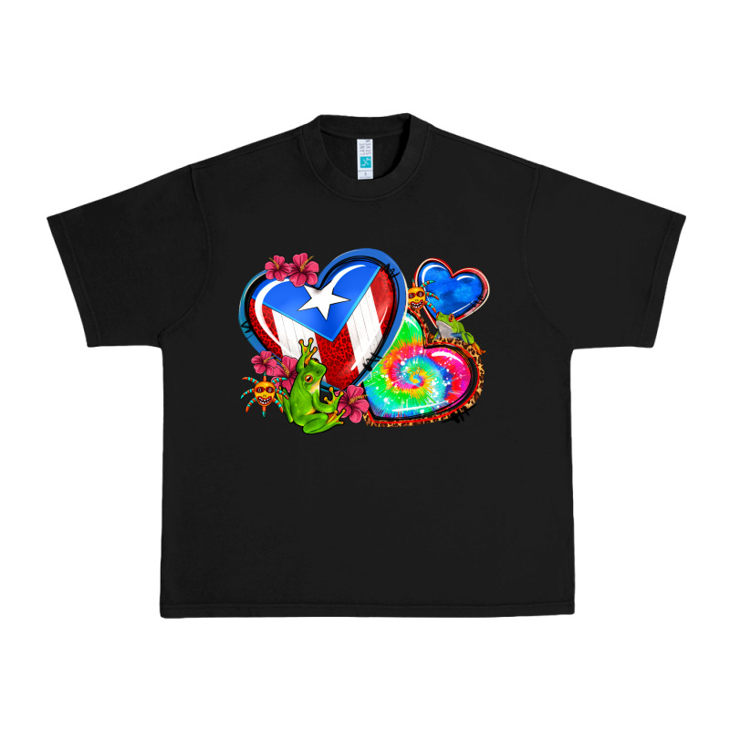 Western Leopard Puerto Rico   Hearts Urban Heavy Tee by AdoDesignShop | Teevron