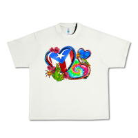 Pistachio western leopard puerto rico   hearts Urban Heavy Tee - AdoDesignShop