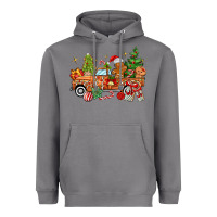 Storm christmas gingerbread truck Heavyweight Hoodie - MaliasSmallBusiness