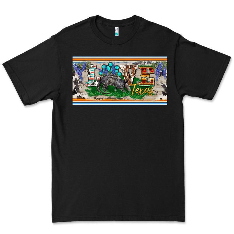 Love Texas Armadillo License Plate Premium Tee by BarkalooDesign | Teevron