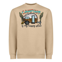 Mushroom camping is my happy place Heavyweight Sweatshirt - CowhideDigitalArt