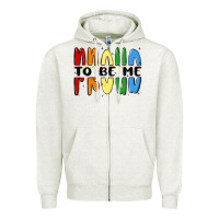 Oatmeal Heather proud to be me Zipper Hoodie - MaliasSmallBusiness